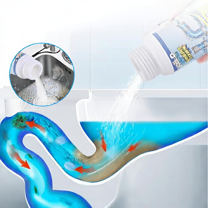 Pipe Drain Unblocker Cleaning Powder