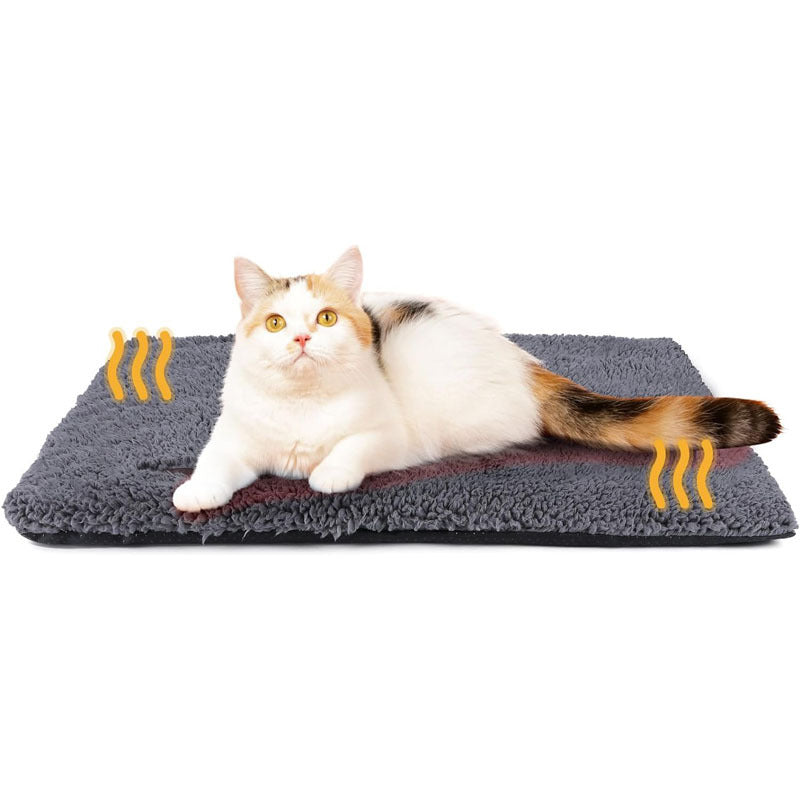 Plush Pet Warm Mat with Self-Heating for Dogs and Cats
