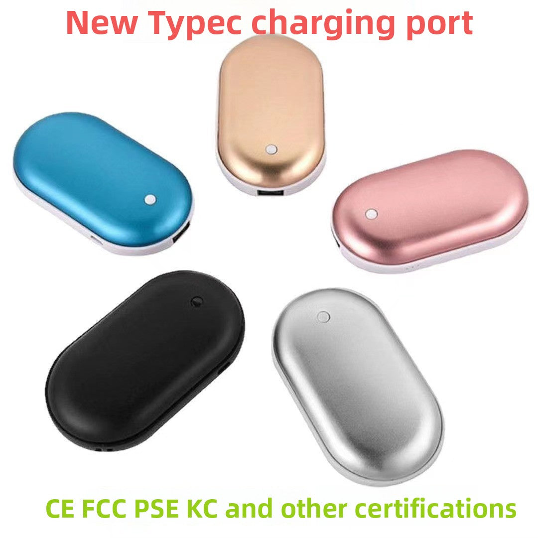 Portable Hand Warmer with Power Bank Function