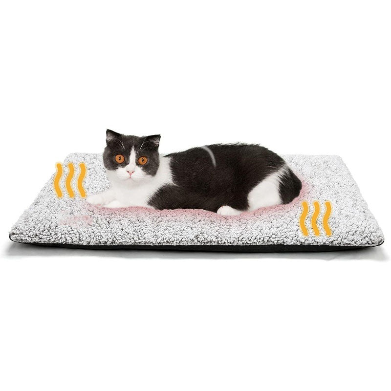 Plush Pet Warm Mat with Self-Heating for Dogs and Cats