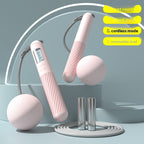 Fitness exercise: ropeless counting jump rope