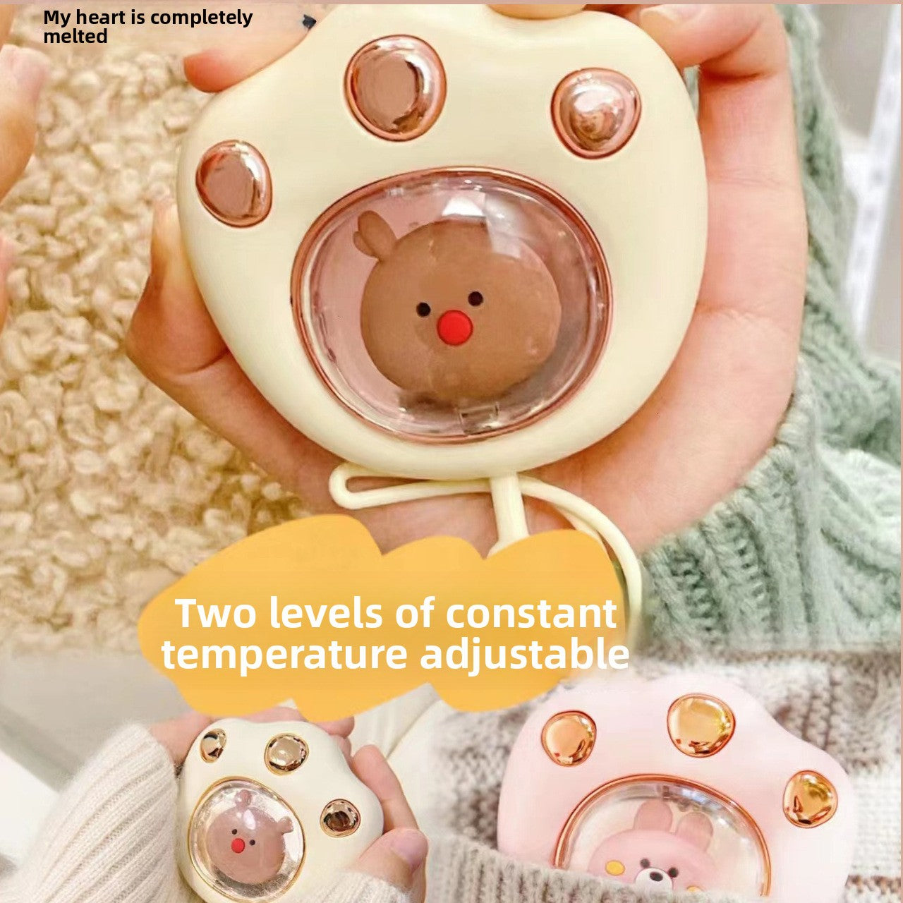 USB Rechargeable Cat Paw Hand Warmer