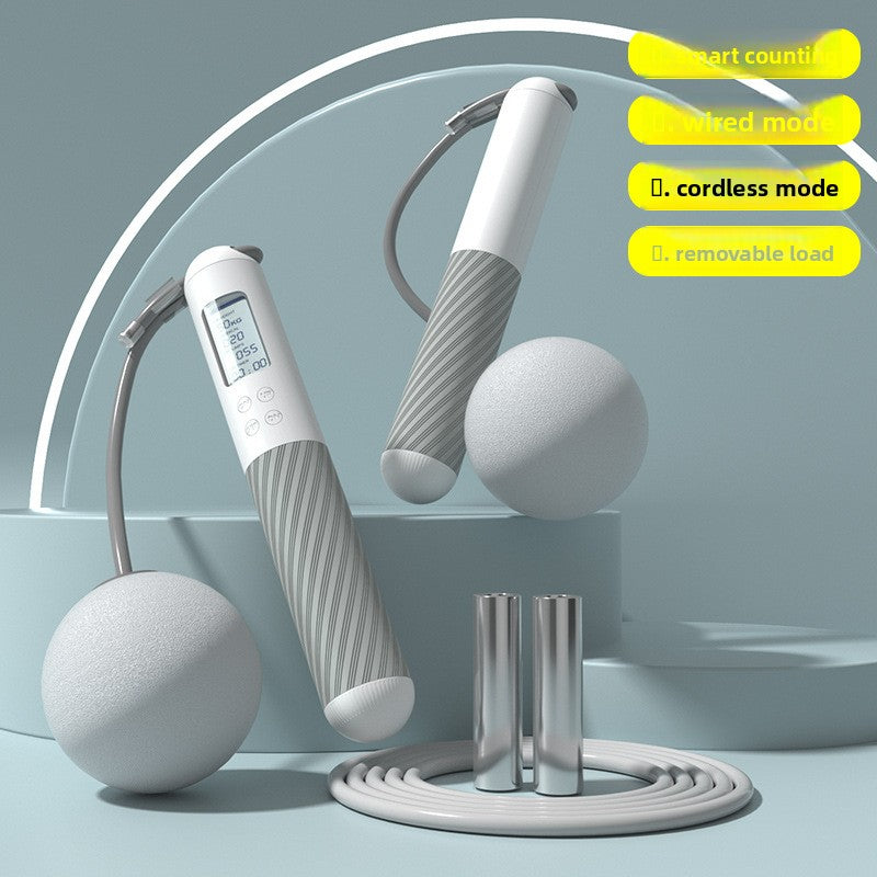 Fitness exercise: ropeless counting jump rope