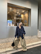 Women's two-piece design lace casual pants