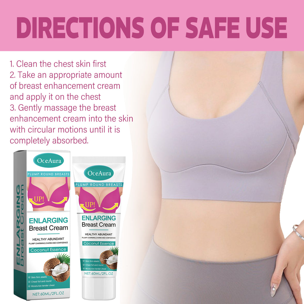 Oceaura White Coconut Breast Lift Firming, Firming And Plumping Anti-Sagging Massage Treatment Beauty Cream - Sam&Ron