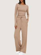 Asymmetric design casual suit