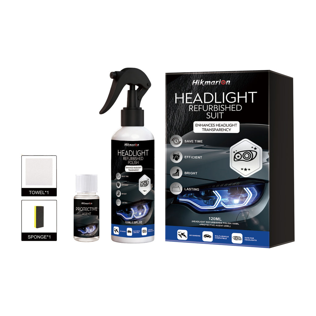 Headlight Restoration Pro Kit – Car Exterior UV Protection - Sam&Ron