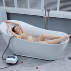 Inflatable Bubble Massage Bath Mat with Hydrotherapy